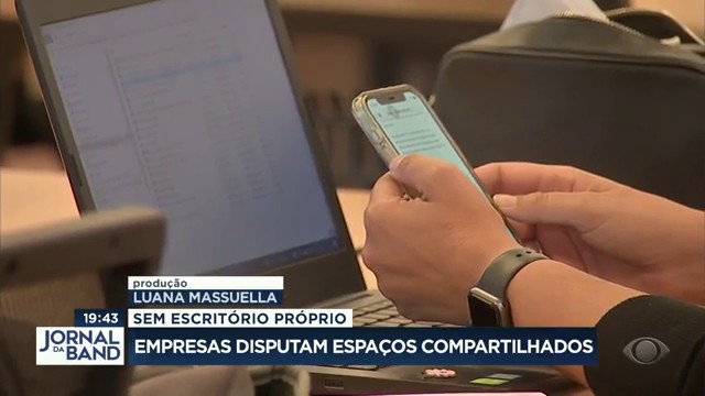 Empresas disputam espaços compartilhados1) Reprodução TV