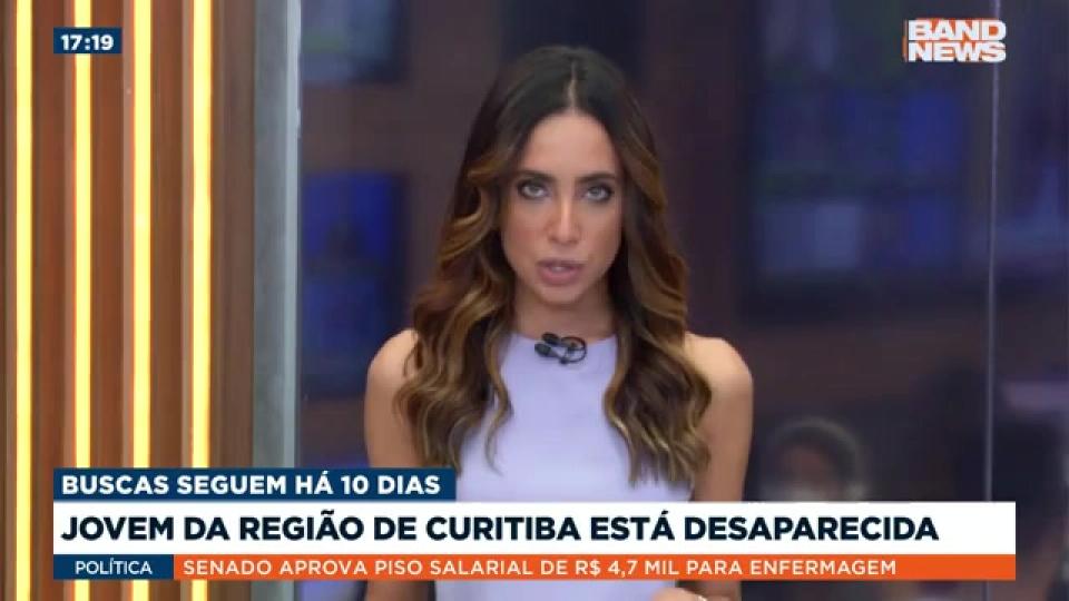 Jovem da região de Curitiba está desaparecida