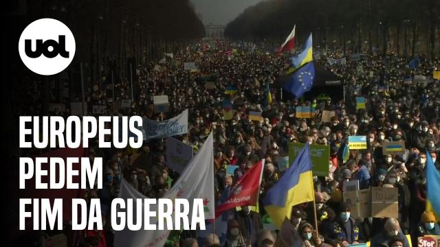 Guerra na Ucrânia: Europeus vão às ruas pedir fim da guerra - 27/02/2022 -  UOL Notícias