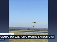 Paraquedista morre após salto em Boituva