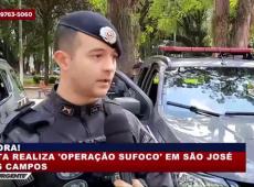 Operação Sufoco: Rota faz operação, em São José dos Campos