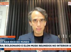Bolsonaro e Elon Musk reunidos no interior de São Paulo