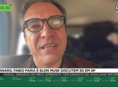 Bolsonaro, Fabio e Elon Musk discutem 5G em SP