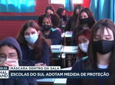 Escolas do sul do país adotam retorno de máscaras