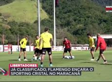 Elia projeta escalação do Flamengo contra o Sporting Cristal