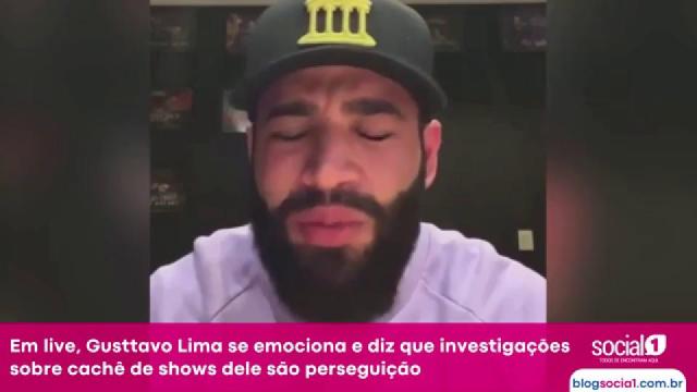 Zé Neto 'invade' live de Gusttavo Lima e diz: 'Quem tem que dar