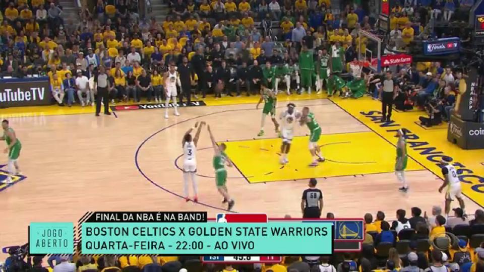 APÓS 3º QUARTO FULMINANTE, WARRIORS VENCEM OS CELTICS E EMPATAM FINAIS DA  NBA