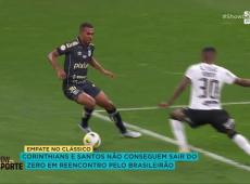 Corinthians e Santos ficam no 0 a o em reencontro