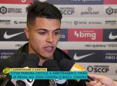 Jogadores do Corinthians falam depois do clássico alvinegro