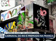 Carnaval do Rio é premiado na França por criatividade.