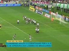 Fred marca na goleada do Fluminense sobre o Corinthians