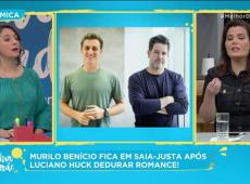 Luciano Huck entrega romance de Murilo Benício