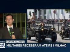 Supersalários: militares receberam até um milhão de reais.