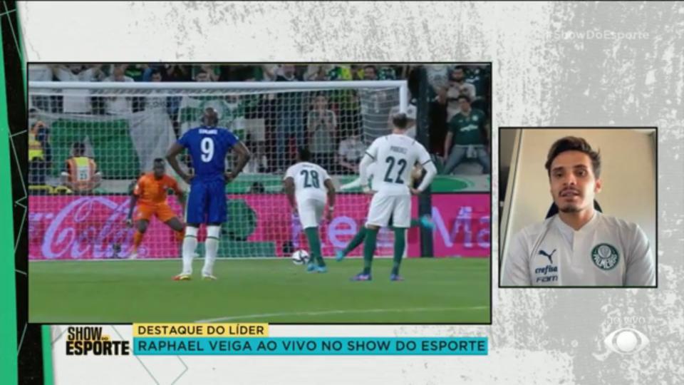 Raphael Veiga comenta pênalti perdido contra o São Paulo
