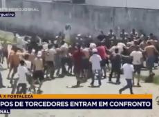 Torcedores brigam antes de clássico entre Ceará e Fortaleza