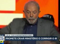 Lula promete isentar salários de até 5 mil.