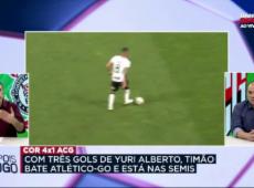 Julio analisa goleada do Corinthians sobre o Atlético-GO
