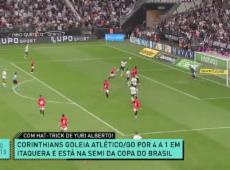 Corinthians reverte a vantagem do Atlético-GO com goleada