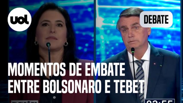 Debate: Os Embates Entre Simone Tebet E Jair Bolsonaro - 29/08/2022 ...