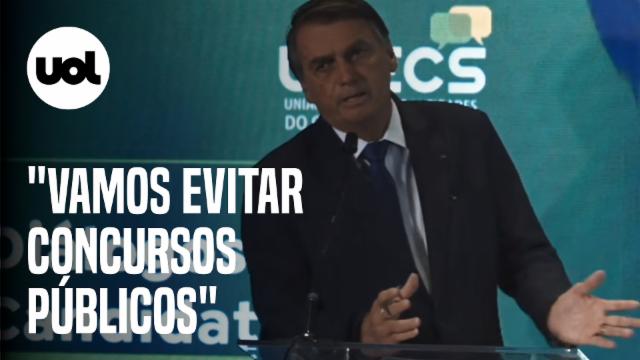 Bolsonaro diz que vai 'evitar concurso público' para 'proteger o ...