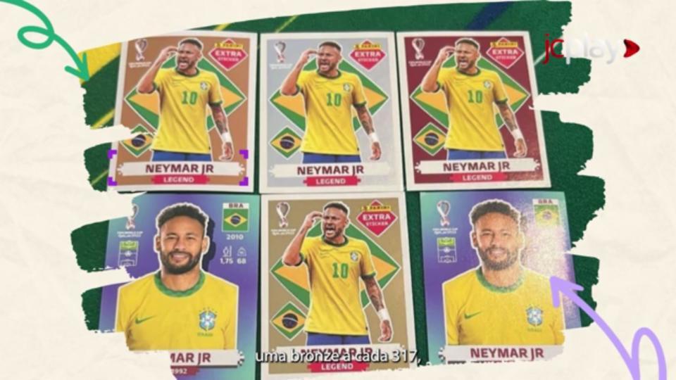 Álbum da Copa: figurinha rara de Neymar é vendida por R$ 9 mil na internet  - @aredacao