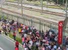 Trem de carga descarrila em São Paulo