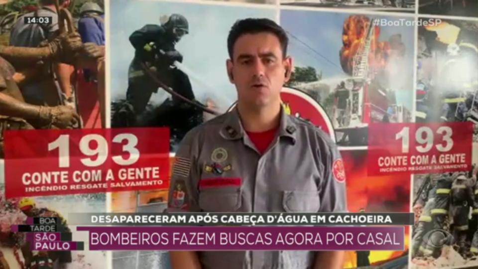 Bombeiros Fazem Busca Por Casal Que Desapareceu Em Cachoeira Band 