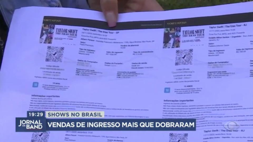 Vendas De Ingresso Mais Que Dobraram | Vídeos Band