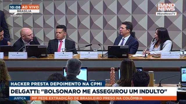 Bolsonaro me assegurou um indulto, diz hacker à CPMI