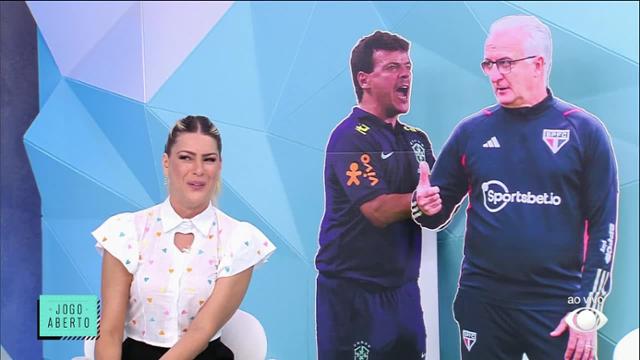 Renata Fan passa perrengue ao vivo no Jogo Aberto; assista