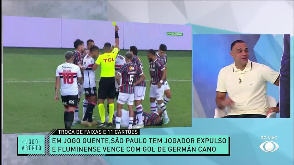 Cano marca, e Fluminense vence São Paulo no 'Jogo das Faixas' - Lance!