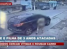 Mãe e filha são atacadas e ameaçadas por bandidos em roubo