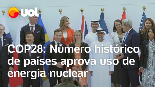 COP28: Número histórico de países aprova uso de energia nuclear em conferência da ONU