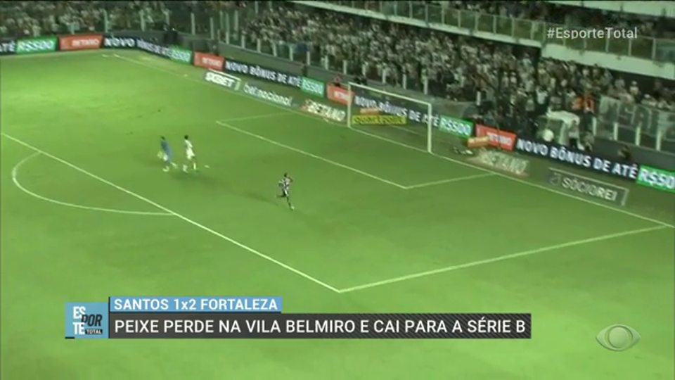 Santos Perde Para O Fortaleza E é Rebaixado Pela Primeira Vez | Vídeos Band