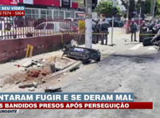 Bandidos tentam fugir da PM e se dão mal