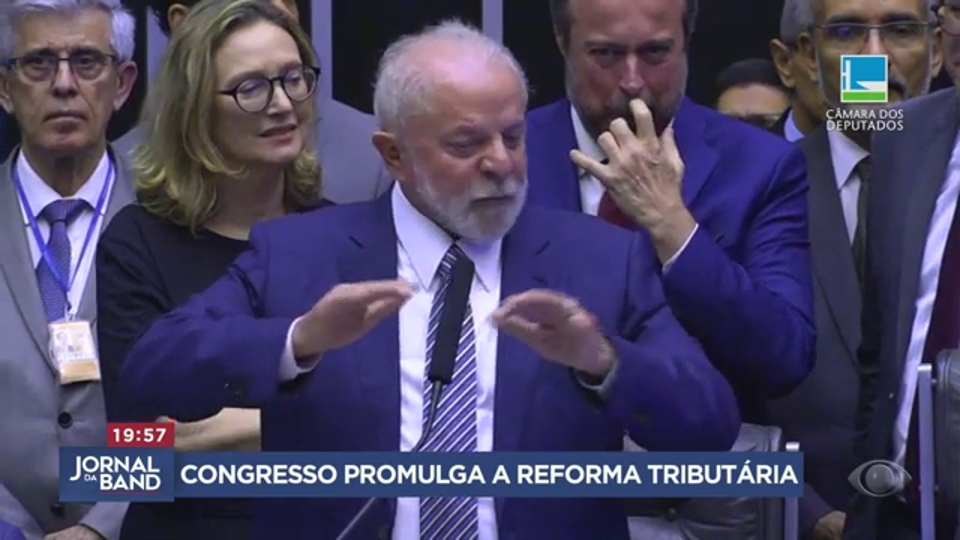 Congresso Nacional Promulga A Reforma Tributária | Vídeos Band