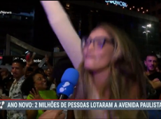 Ano novo: 2 milhões de pessoas lotaram a Avenida Paulista