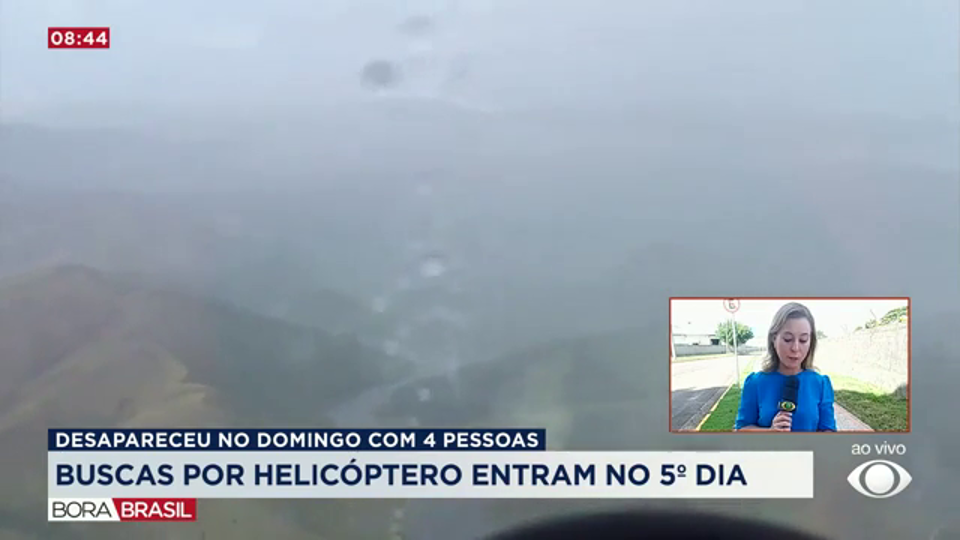 Buscas Por Helicóptero Que Desapareceu Entram No Quinto Dia Vídeos Band 