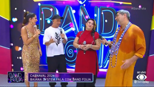 Baiana System leva troféu Band Folia 2024