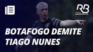 Botafogo demite o técnico Tiago Nunes após empate na Pré-Libertadores