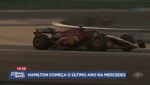 Hamilton começa o último ano na Mercedes
