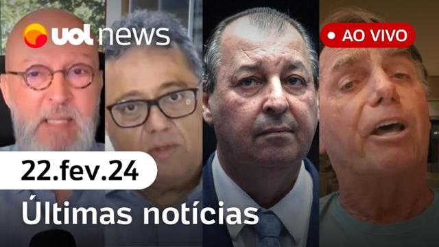 UOL News direto de Brasília com Fabíola Cidral, Josias, Tales Faria e Omar Aziz 22/02/24