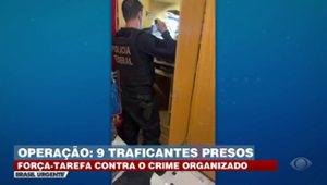 Força-tarefa contra o crime organizado prende 9 traficantes