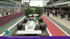 Wilson Fittipaldi é homenageado em cortejo no Autódromo de Interlagos