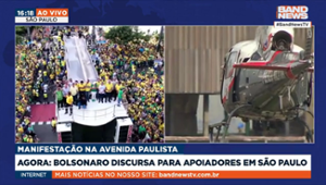 Bolsonaro discursa para apoiadores em São Paulo