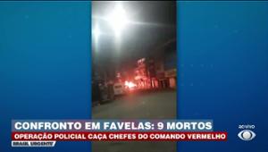 Confrontos em favelas do RJ já têm 9 mortos
