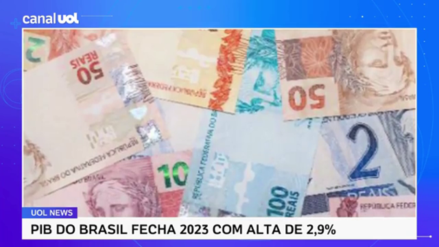 PIB fecha o ano de 2023 sob governo Lula com alta de 2,9%, diz IBGE; Tales: 'Resultado é bom'