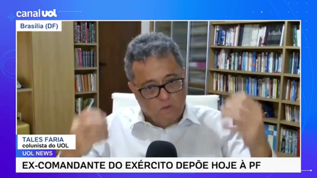 Depoimento de general Freire Gomes à PF é chance de mostrar que não é 'cagão', diz Tales Faria