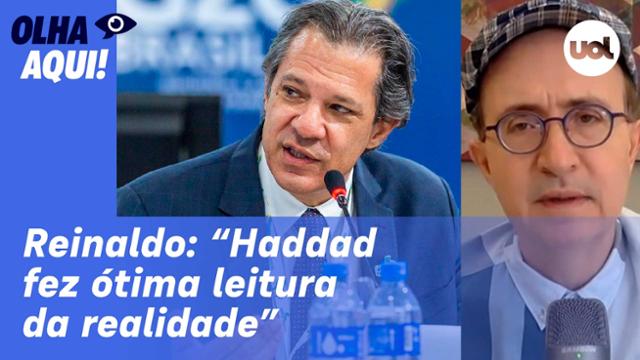 Reinaldo: Haddad fez ótima leitura da realidade em discurso no G20; taxar super-ricos funciona