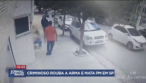 Criminoso rouba arma e mata PM em São Paulo